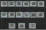 SAN MARINO 1931 SEGNATASSE MASCHERINE SOPRASTAMPATI SERIE COMPLETA TIMBRATA - Timbres-taxe