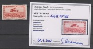 Saar ,126II,PF VII,mit Falz,Befund Geigle BPP - Unused Stamps