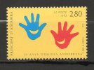 ANDORRE 2,80f Noir Rougr Bleu Jaune 1993 N°438 - Unused Stamps