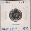 C2 Croatia 20 Lipa 1999. UNC - Kroatië