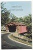 USA, XENIA Ohio OH ~ STEVENSON ROAD COVERED BRIDGE In GREEN  COUNTY ~c1960s Vintage Unused Postcard  [o2878] - Andere & Zonder Classificatie