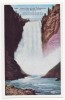 USA, GREAT FALLS Of YELLOWSTONE  NATIONAL PARK, Ca1940s-50s Scenic Vintage Unused Postcard   [o2887] - USA Nationale Parken
