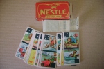 PO4804B# CARTE Illustrate CRAVERI GIOCO DOMINO GADGET PUBBLICITA' NESTLE' Anni '50 - Schokolade