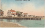 Saybrook CT Connecticut, Chalker Beach Homes Shoreline, Architecture, On C1920s/30s Vintage Postcard - Altri & Non Classificati