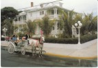 Key West FL Florida, Eduardo Gato Jr. House, Architecture, Bat Cave NC Postmark Cancel, On C1990s Vintage Postcard - Key West & The Keys