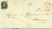 Belgique - No 6 Sur Lettre De Dinant (P 33) Vers Namur (cachet Verso) Du 29/10/1855, 4 Marges, 4voisins,  Luxe, See Scan - 1851-1857 Medallions (6/8)