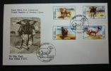 KIBRIS TÜRK 1985: Michel 162 - 165 / YT 147 - 150, FDC - FREE SHIPPING ABOVE 10 EURO - Cartas & Documentos