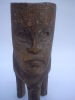 - Sculture En Bois Léger -  12,5cmx4,5cm - Intérieur De La Tête Est Creusé - - Arte Africana