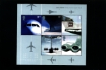 GREAT BRITAIN - 2002  AIRLINERS  MS  MINT NH - Blocks & Miniature Sheets