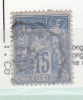 FRANCE N° 90 15C BLEU TYPE SAGE OBL - 1876-1878 Sage (Type I)