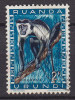 Ruanda-Urundi 1959 Mi. 167 A      2 Fr Geschüzte Tier Guereza Monkey Affe - Oblitérés