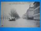 75 , PARIS 12iéme INNONDATION De JANVIER 1910, QUAI De La RAPEE Vu Du Pont De BERCY ,carte En Trés Bon état,animée - Inondations