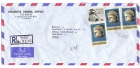 TZ606 - CIPRO , Lettera Raccomandata Da Limassol Per L'Italia - Storia Postale