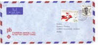 TZ624 - CIPRO , Lettera Commerciale Per L'Italia - Lettres & Documents