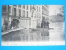 75 , PARIS 15iéme INNONDATION De JANVIER 1910, Sauvetage Bld De GRENELLE ,carte En Trés Bon état,animée - Inondations