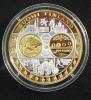 FINLAND FINNLAND Soumi 100 EUR 999/1000 Silver Silber Coin + Gold Application In Capsule UNC - Finlande