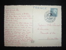 CP POUR LA FRANCE TP 35 OBL. 1-7-1965 STOCKHOLM XXI ST INT. NAVIGATION CONGRESS + BATEAU VOILIER - Briefe U. Dokumente