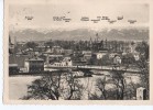 Rosenheim Obb. Brücke Mit Bezeichnung Der Berge Gezackt Sw 12.9.1965 - Rosenheim