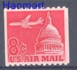 USA 1962 Mi 836C Mnh-  Transport,  Airplans, Architecture, Town Halls - Airplanes