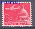 USA 1962 Mi 836A Mnh- Transport,  Airplans, Architecture, Town Halls - Airplanes