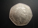 Great Britain 2000  50 PENCE Commemorating  150 Years PUBLIC LIBRARIES  Used In VERY GOOD CONDITION. - 50 Pence