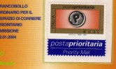 2004 Tessera 03 - Posta Prioritaria 0,60 - Philatelistische Karten