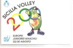 57242)cartolina Illustratoria Sport Serie Volley 2000  + Annullo - Volleyball