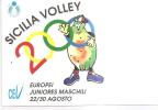 57245)cartolina Illustratoria Sport Serie Volley 2000  + Annullo - Volleyball