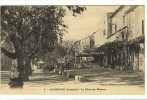 Carte Postale Ancienne Sarrians - La Place Des Platanes - Sarrians