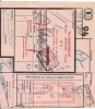 Spoorwegfrankeermachine DENDERMONDE115 Fr 26+afst D'Monde 14/12/1951+afst Aankomst OOSTENDE VISMIJN 18/12/51 Spoorwegdoc - Non Classificati