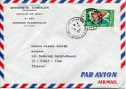 Côte D'Ivoire       Lettre D'Abidjan Pour Paris     5-11-1971 - Côte D'Ivoire (1960-...)