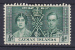 Antigua 1937 Mi. 98     ½ P King George VI. Coronation MH* - Cayman (Isole)