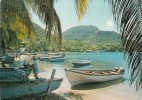 BR9383 Les Saintes Terre De Haut Bateaux De Peche Au Fond Du Cure 2 Scans - Saint Barthelemy