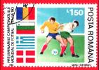 ROMANIA - 1990 - Italia 90 - Preliminare Campionato Del Mondo Di Calcio - L 1.50 - Gebruikt