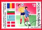 ROMANIA - 1990 - Italia 90 - Preliminare Campionato Del Mondo Di Calcio - L 2 - Usado