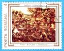 ROMANIA - 1990 -  P.  Brueghel - Primavera - L. 4 - Used Stamps
