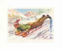 Luge  /  Image Biscottes Grégoire / Sport  /  ( Sports D'hiver ) Vintage Luge Ancienne //  IM 70/2 - Andere & Zonder Classificatie