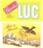 Carte Postale, Biscottes Luc (Chateauroux), Bonne Année, Oiseau Portant Le Gui, Vierge - Otros & Sin Clasificación