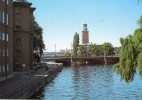 Cp , Suède , Stockholm , Stadshuset - The City Hall , Vierge - Schweden