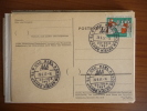 Germania - 1957 - Cartolina Postale - Annullo ""Vela"" - Mi N. 256 - Storia Postale