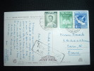 CP POUR LA FRANCE TP 1 BT + 2 BT + 10 ST OBL. 22.12.61 BANGKOK AIRPORT + CACHET AIR MAIL - Briefe U. Dokumente