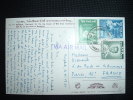 CP POUR LA FRANCE TP 1 BT + 2 BT + 10 ST OBL. 12.12.61 BANGKOK 32? + CACHET VIA AIR MAIL - Covers & Documents