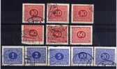 Czechoslovakia - 1928 - Postage Dues (Part Set) - Used - Timbres-taxe