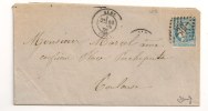 Lettre - TARN - ALBI - GC.55 S/TPND Emission Bordeaux N°45 TII Rpt2 - 1871 - 1870 Bordeaux Printing