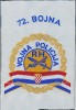 CROATIA, CROATIAN ARMY SLEEVE PATCH, 72. BOJNA, VOJNA POLICIJA, MILITARY POLICE - Scudetti In Tela