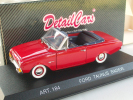 DETAIL CARS - 184 - FORD  TAUNUS BADEW 1960 CABRIO  AVEC SA BOITE Scala 1/43 - DetailCars