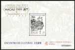 1999 Macau/Macao Stamp S/s - Meeting Of Culture (A) Castle Flag Relic Architecture - Ungebraucht