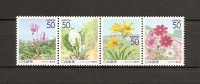 JAPAN NIPPON JAPON BEAUTIFUL FLOWERS OF SHINSHU, NAGANO 2003 / MNH / 3468 - 3471 - Nuevos