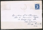 CANADA  Scott # 341 ON 1955 COVER To Nova Scotia - Covers & Documents