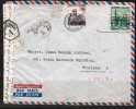 EGYPT    COMMERCIAL AIRMAIL CENSOR COVER TO Winnipeg,Canada (11 Feb 1956) OS-32 - Covers & Documents